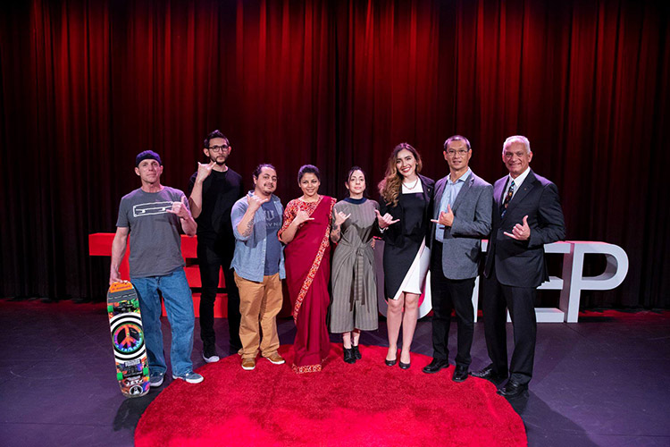 UTEP's inaugural TEDxUTEP event Feb. 2, 2019, featured inspiring speakers, an enthusiastic crowd and the promise of another event next year. Photo: Ivan Pierre Aguirre / UTEP Communications 