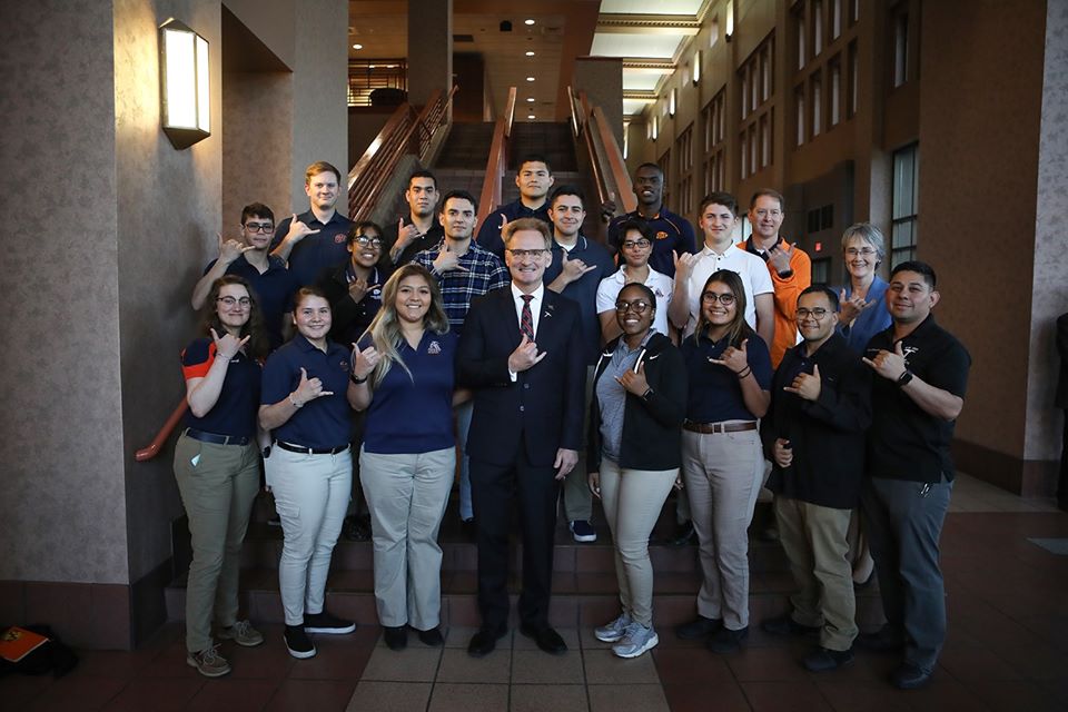 Thomas B. Modly, the Acting Secretary of the Navy, emphasized the importance of a discerning mind Tuesday, Jan. 28, 2020, while delivering the first Centennial Lecture of the year at The University of Texas at El Paso's Undergraduate Learning Center. 