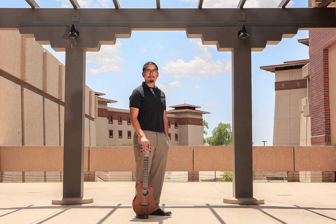 Angel Moises De La Rosa is a graduate student in electrical engineering. He said UTEP’s feeling of a tight- knit community has helped him throughout his academic journey. 
