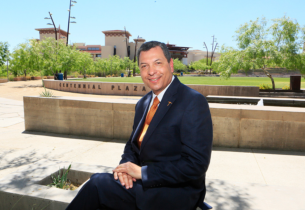 UTEP doctoral student Daniel R. Dominguez was appointed to a one-year term as Student Regent on The University of Texas System Board of Regents. He is the first UTEP student appointed to this position. Photo by J.R. Hernandez / UTEP Communications 