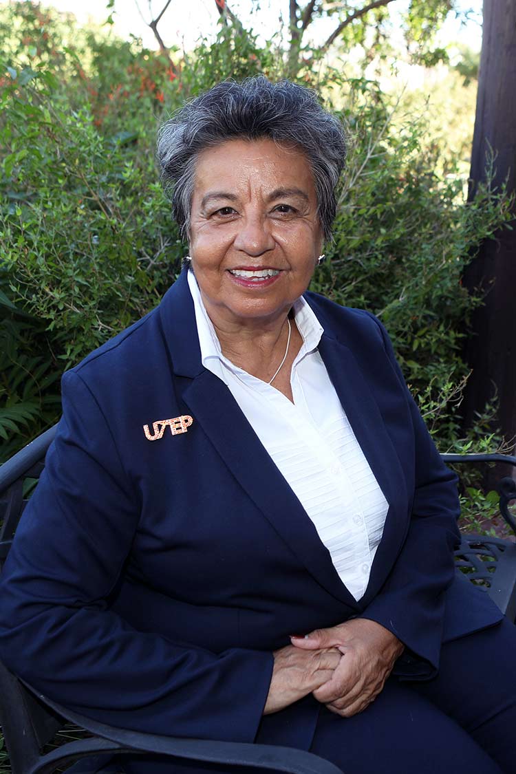 Laura E. Biggs, a retired civil employee of the Department of Defense, began her term as president of the UTEP Alumni Association on Sept. 1, replacing outgoing president Bonny Schulenburg. 