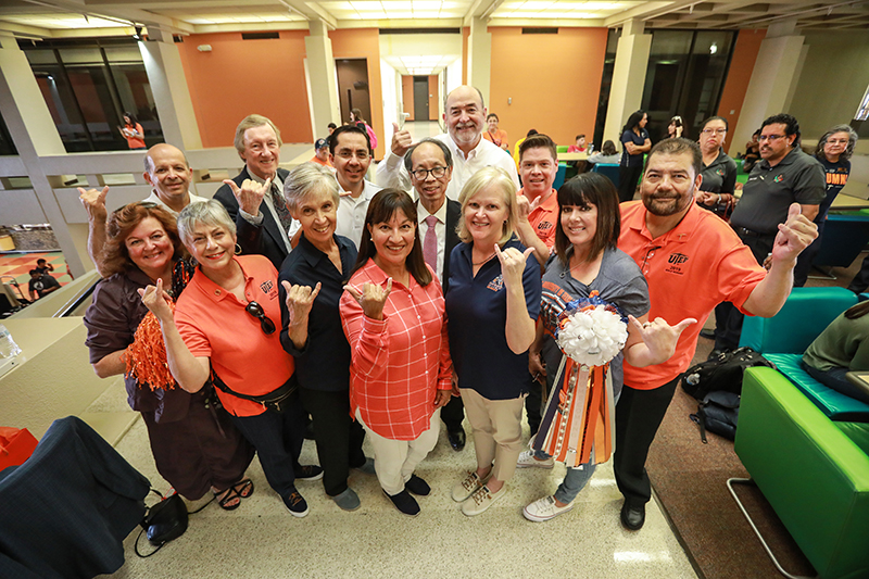 The 2019 Gold Nuggets and Distinguished Alumni celebrated activities including the UTEP Homecoming Pep Rally during the 2019 Homecoming Week. The University of Texas at El Paso Alumni Association and the Office of Alumni Relations are calling for nominations of excellent alumni for the University’s prestigious Distinguished Alumni and Gold Nugget awards. The deadline to submit nominations is Friday, Feb. 21, 2020. Photo: UTEP Communications 