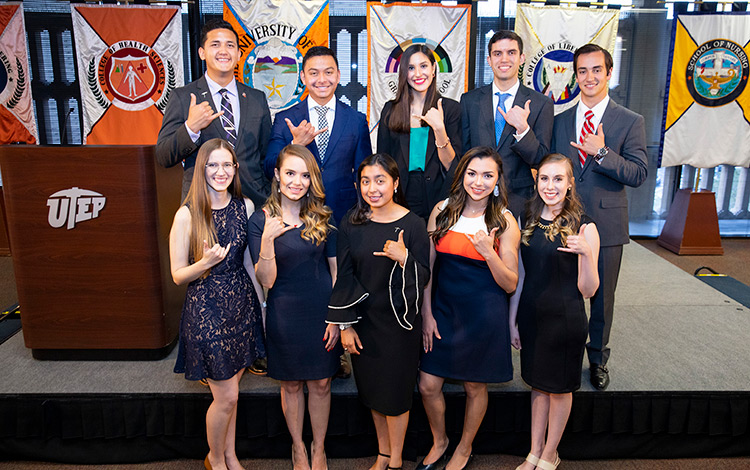 The Top Ten Seniors Awards are presented annually by The University of Texas at El Paso Alumni Association to UTEP's most promising future alumni. Photo: Ivan Pierre Aguirre / UTEP Communications 