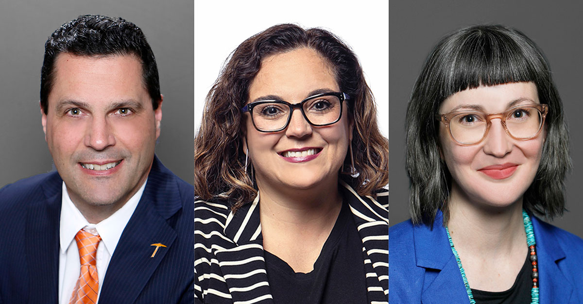 A trio of UTEP Graduate School administrators will lead a local effort to develop initiatives to strengthen grant-writing skills among Ph.D. students to enhance their marketability. The trio are Stephen Crites, Ph.D., dean of the Graduate School; Lucia Dura, Ph.D., associate dean; and Shannon Connelly, Ph.D., assistant dean. 