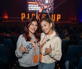 Orange and Blue Day Registration