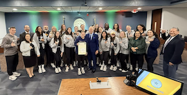 El Paso County Commissioners Court Honors UTEP Volleyball Head Coach Ben Wallis