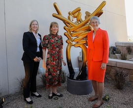 UTEP Dedicates Terrace to Paso del Norte Health Foundation
