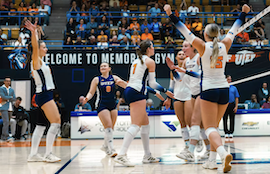 White Out Club Memorial as Volleyball Takes on Liberty