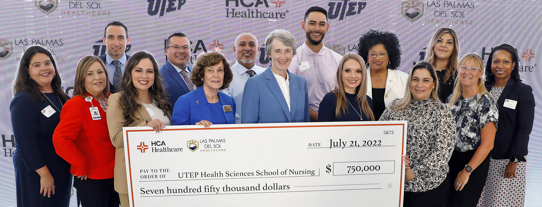 UTEP and HCA Healthcare, including its El Paso-affiliate Las Palmas Del Sol Healthcare, announce partnership for nursing and healthcare administration programs 