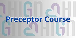 Preceptor Course