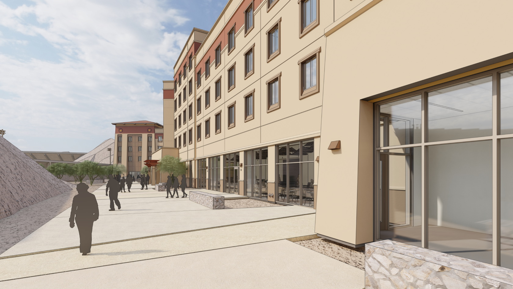 building render outside