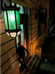 The Green Lanterns Outside of Police Stations