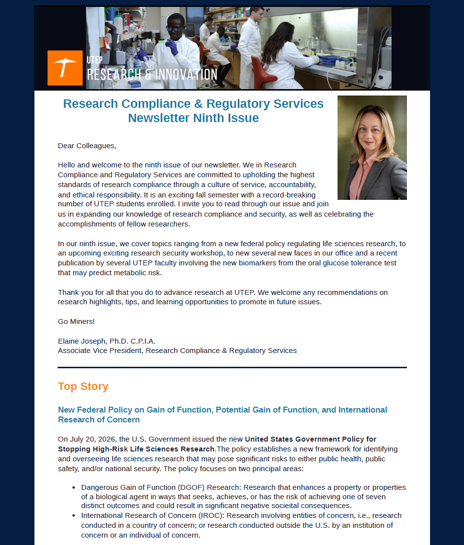 RCRA Newsletter Ninth Edition