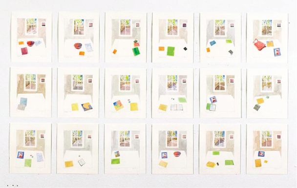 Martha Hughes, Timelapse: Lannan Apartment A, Santa FE September 29 – October 2013, 2013