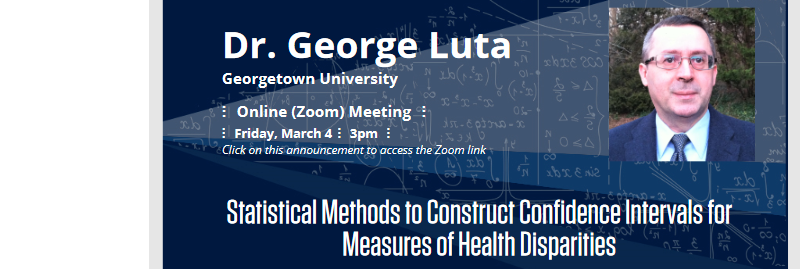 Joint Colloquium with Mathematical Sciences; Friday, 3/4/22, 3:00 PM 