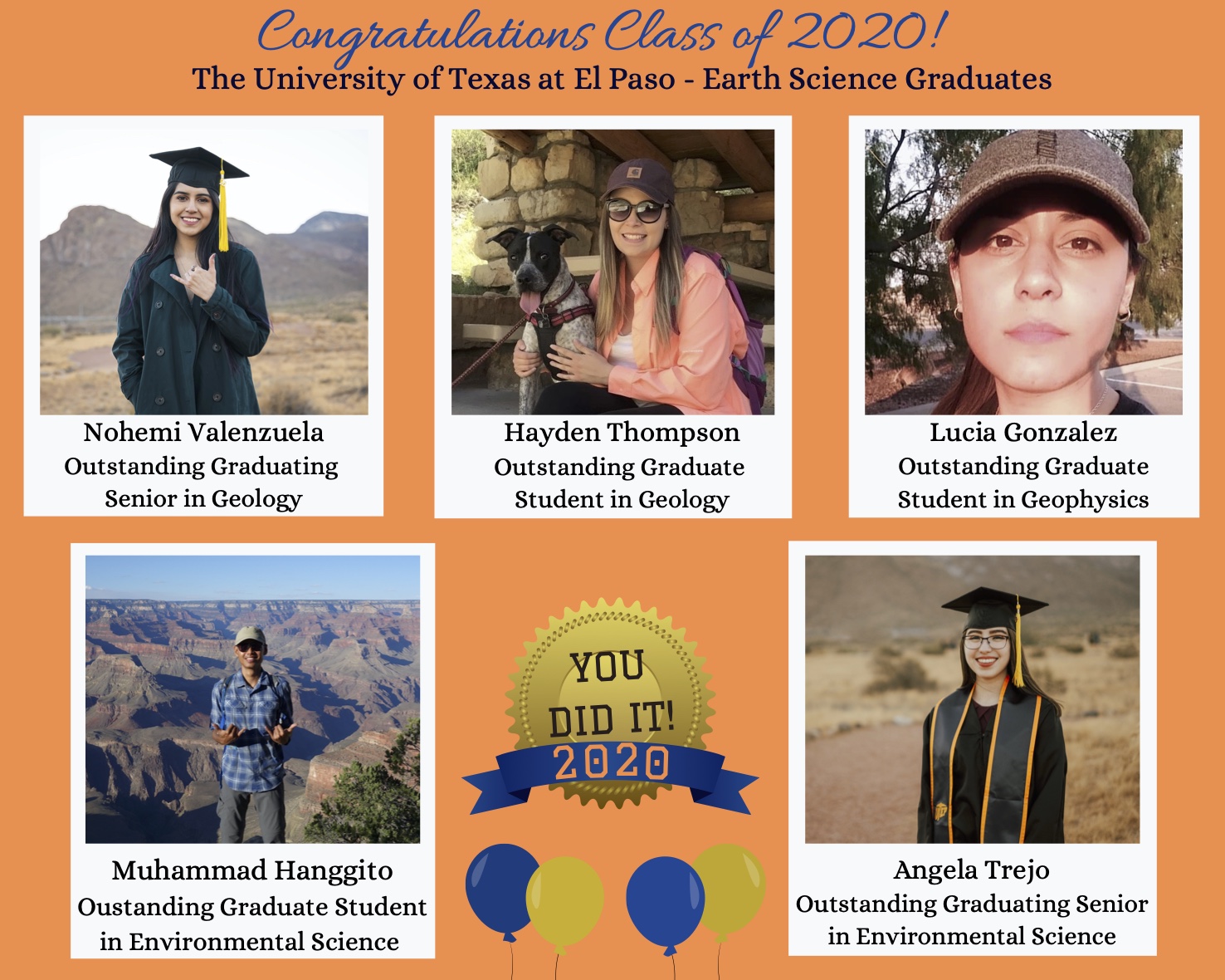 Congratulations 2020 Graduates
