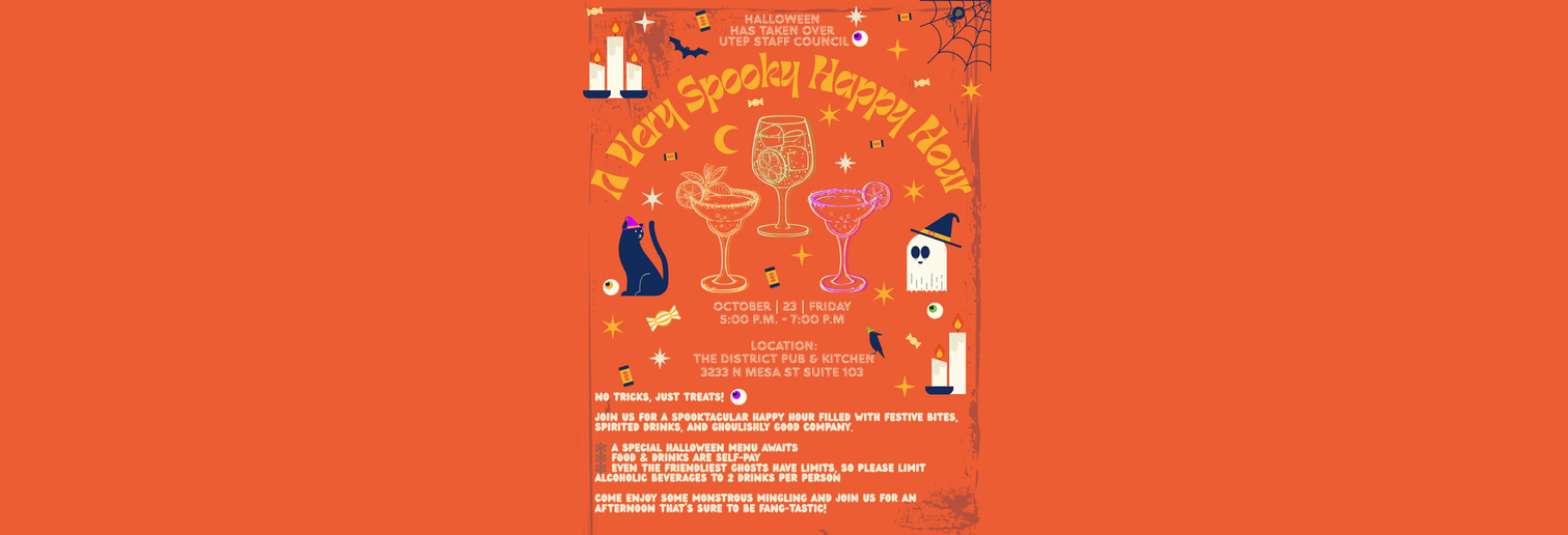 Join us for a Halloween Happy Hour! 