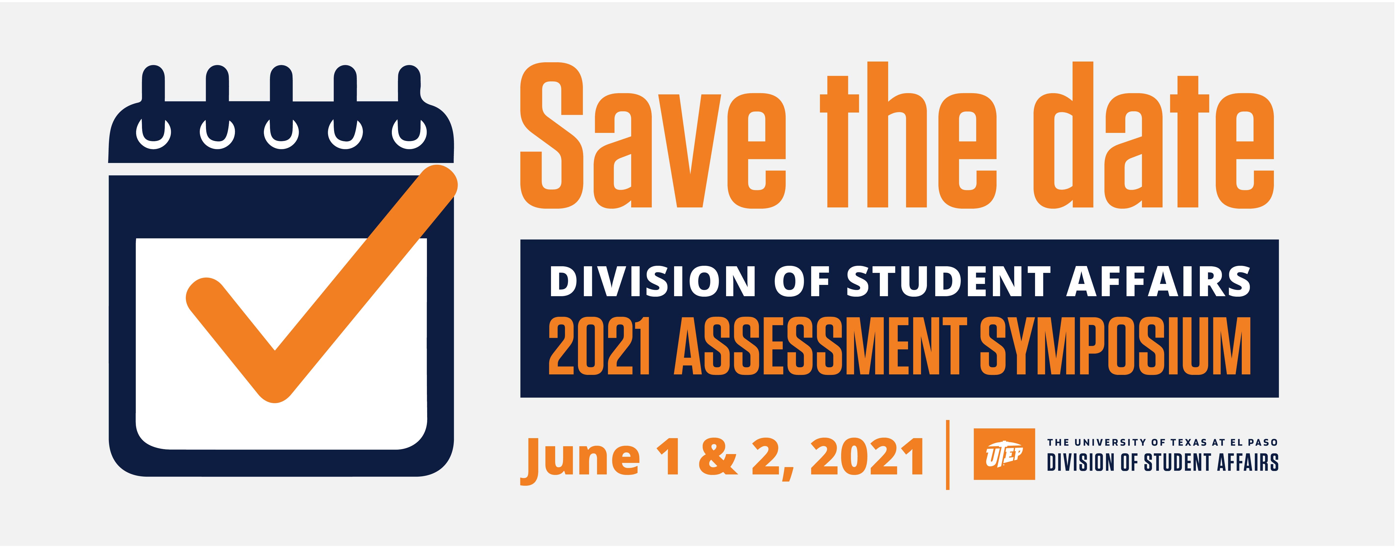Student Affairs Assessment Symposium-2021 June 1 and 2 2021