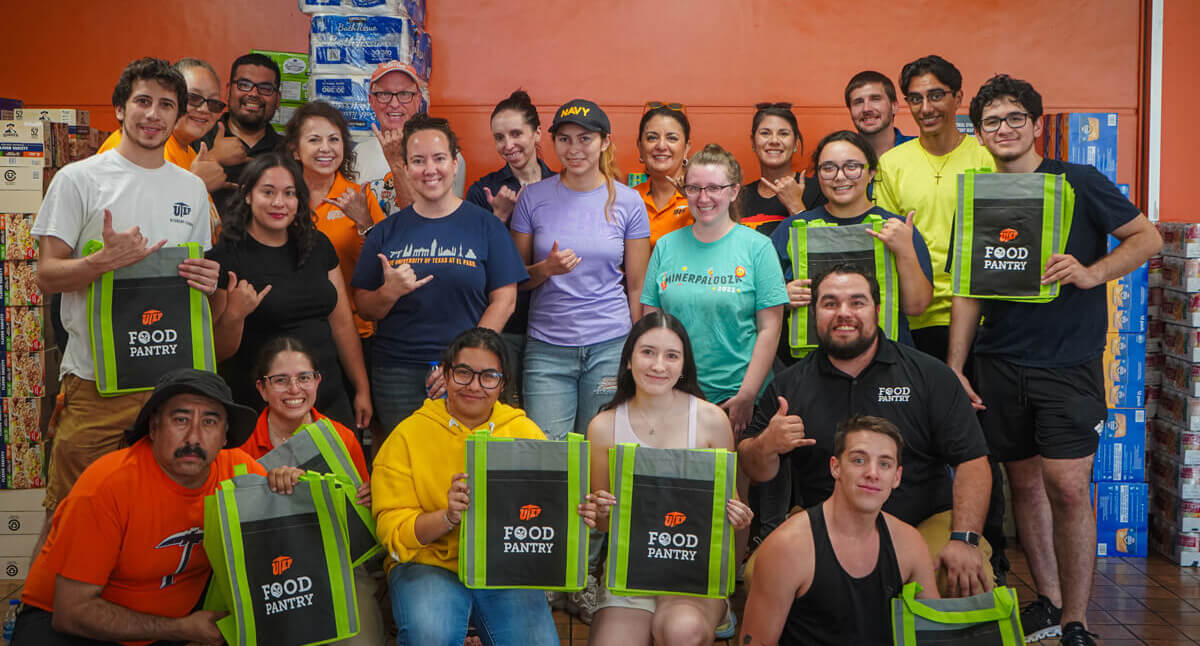 Food pantry at UTEP