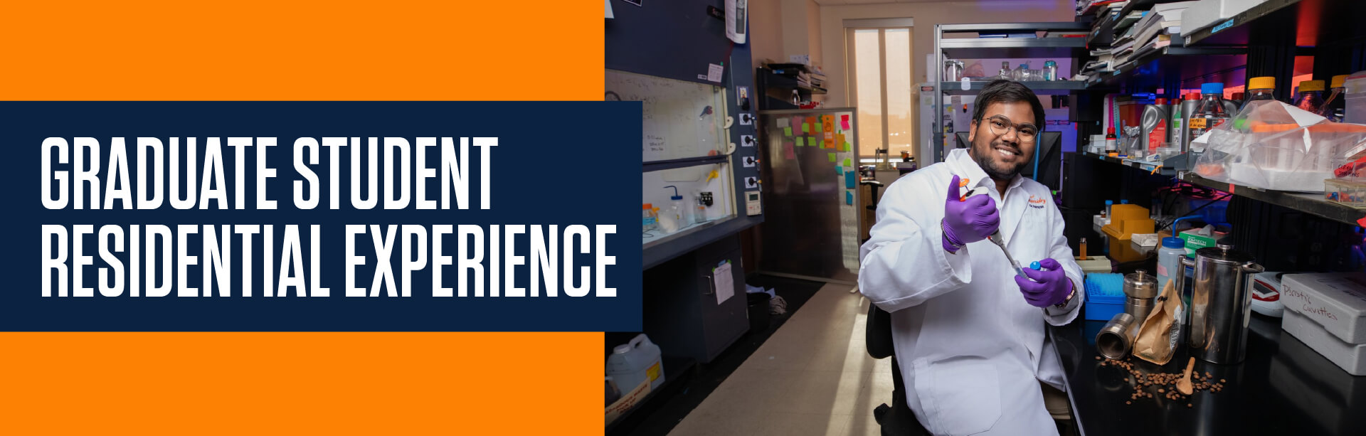 Graduate Students Residental Experience banner