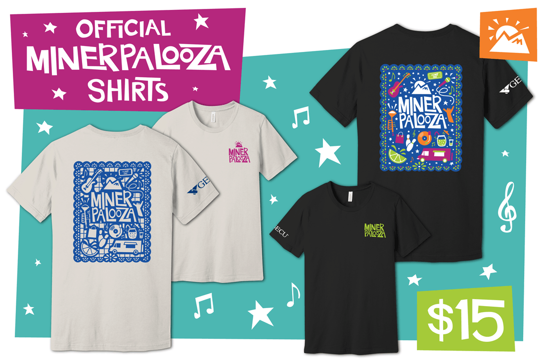 Offcial Minerpalooza 2026 T-shirt