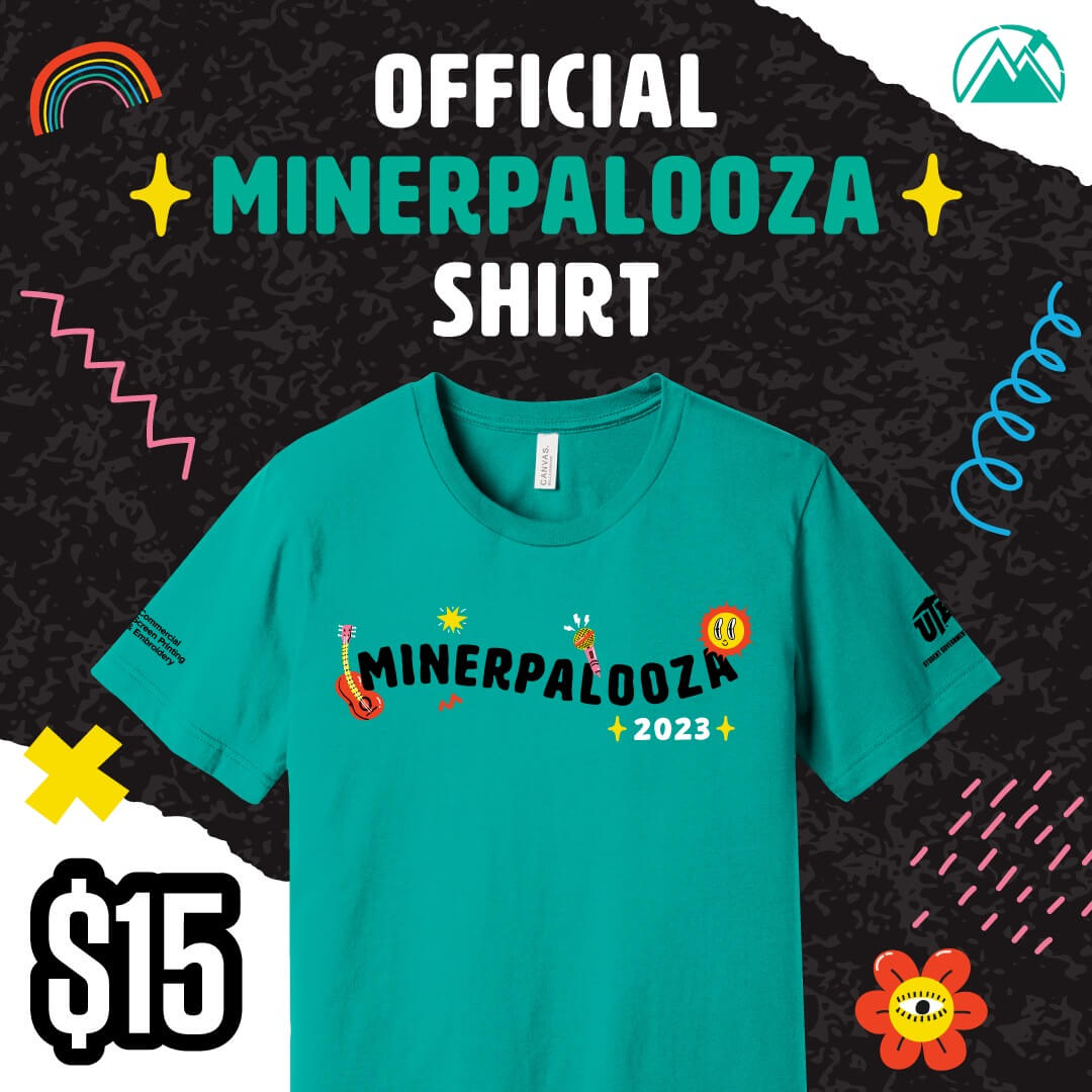 Offcial Minerpalooza 2023 T-shirt