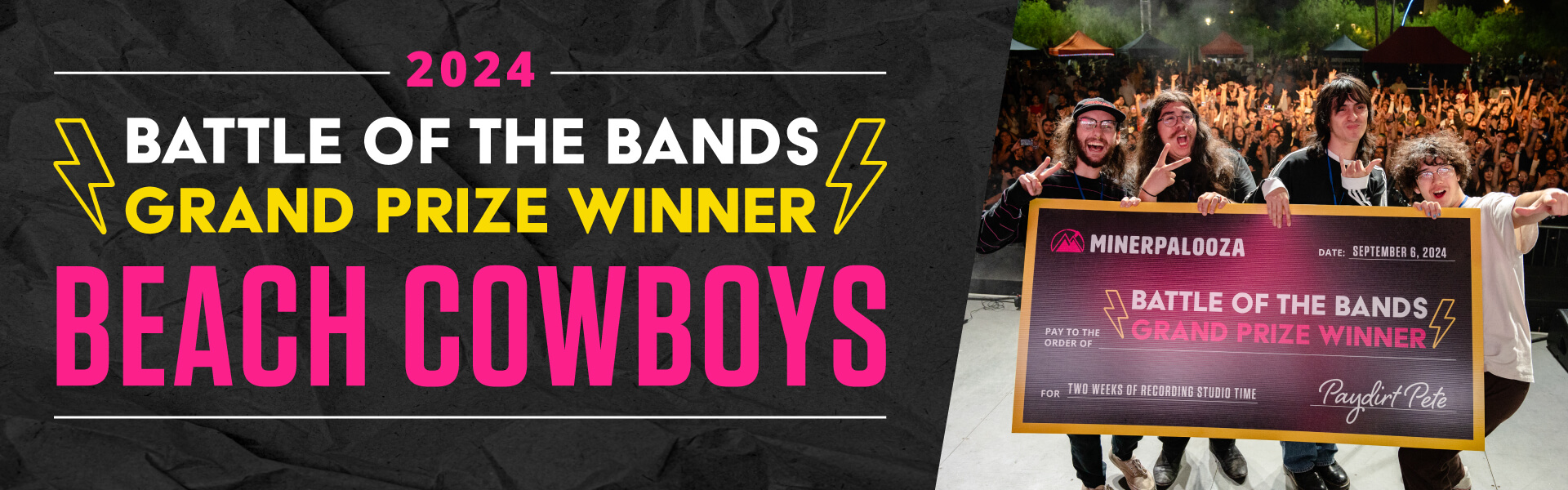Battle of the bands Grand Prize Winner Beach Cowboys