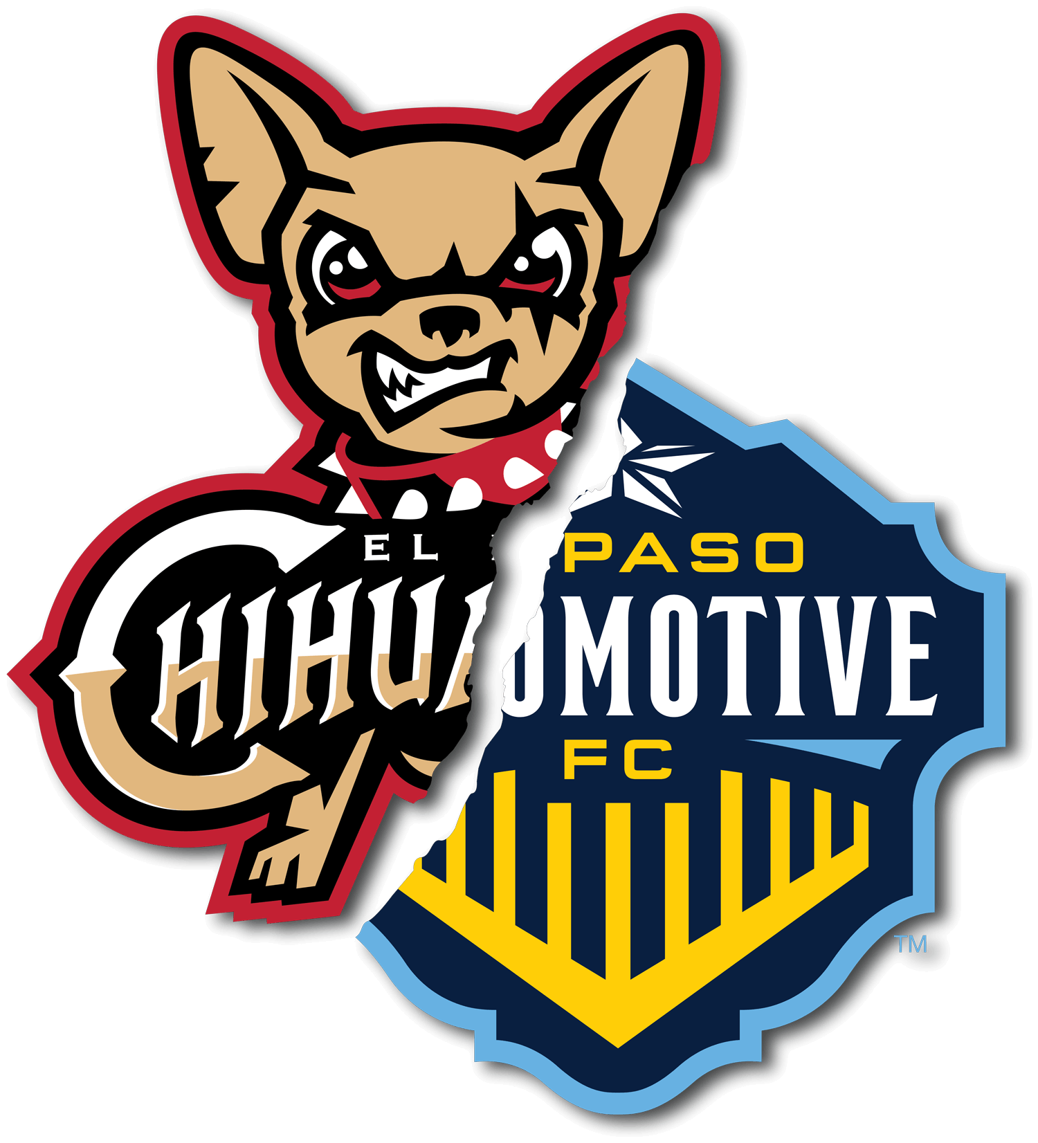 El Paso Chihuahuas and El Paso Locomotive FC logo