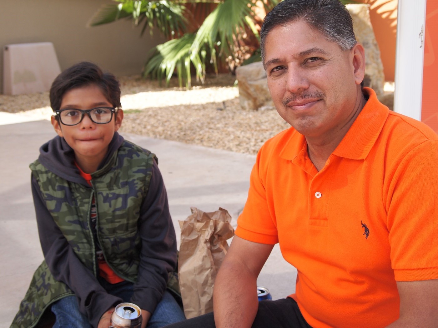 Father and Son at one of our program events