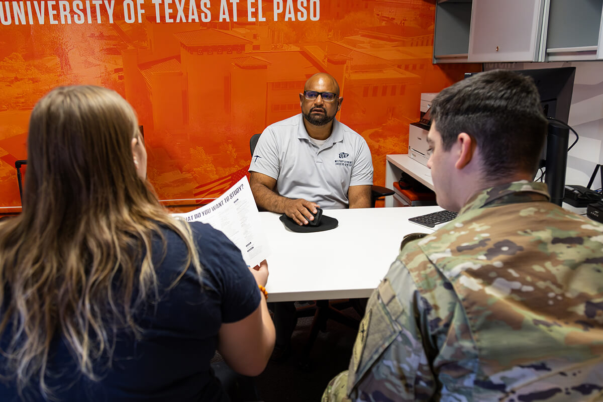 UTEP student finding out more of GI Bill® of Rights