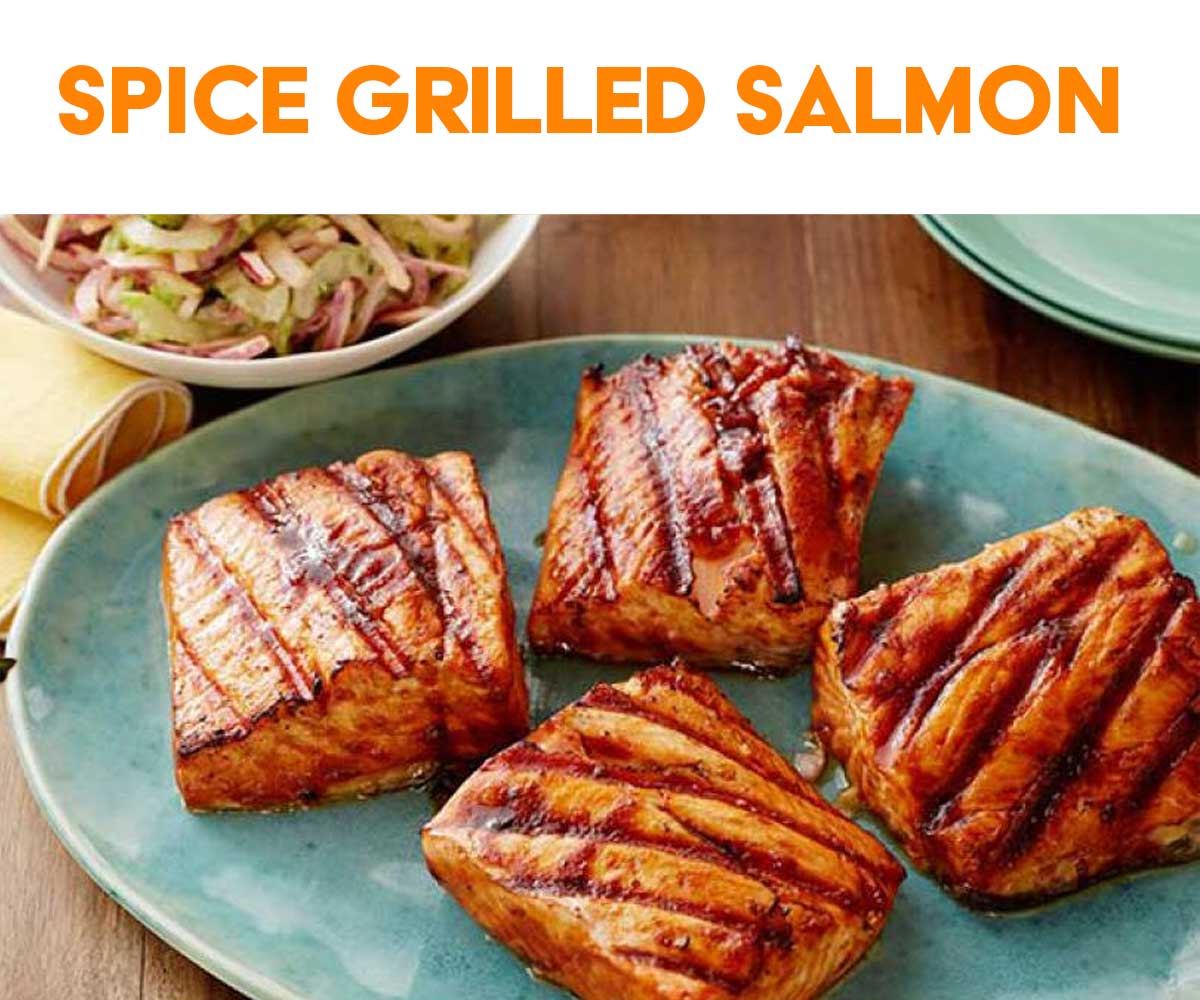 Spice Grilled Salmon