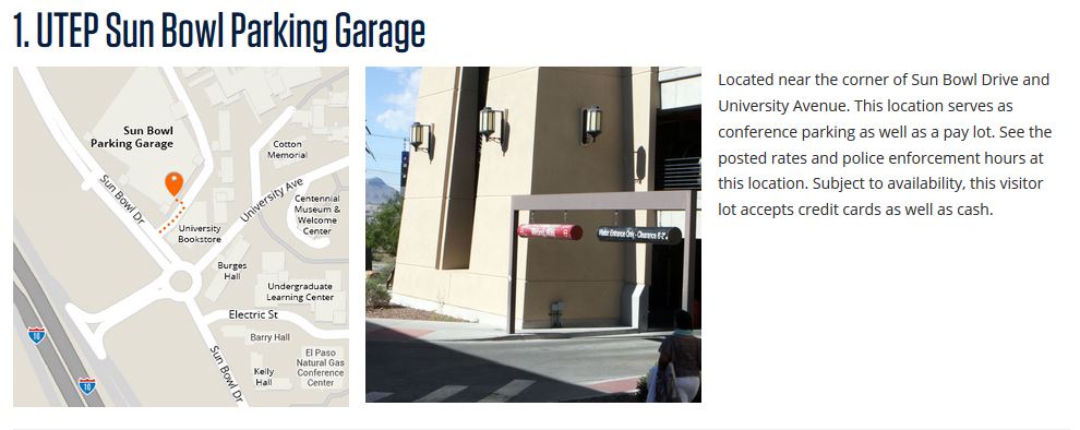 Parking for Test Takers