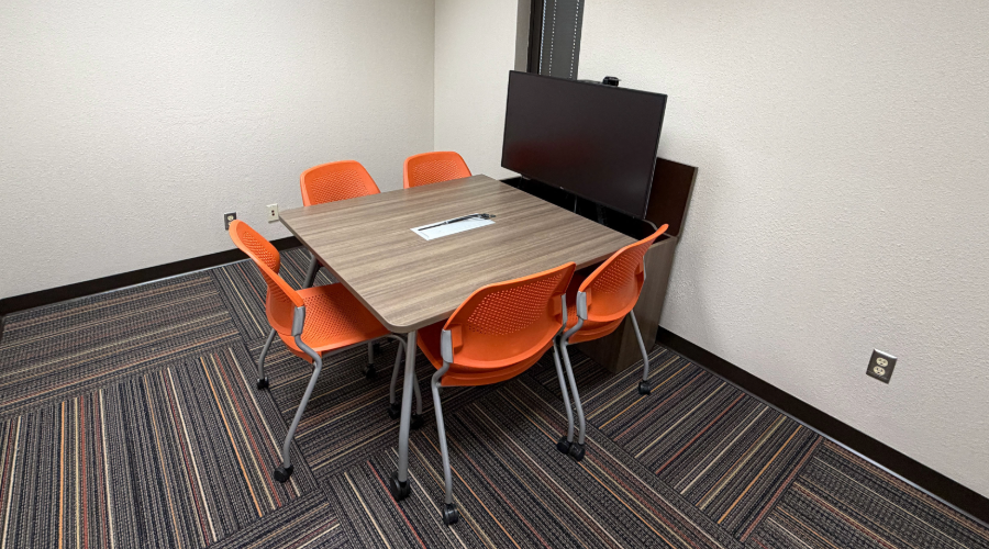Study rooms in the Library