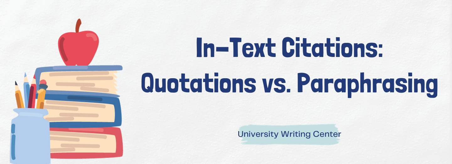 importance of in text citation when paraphrasing